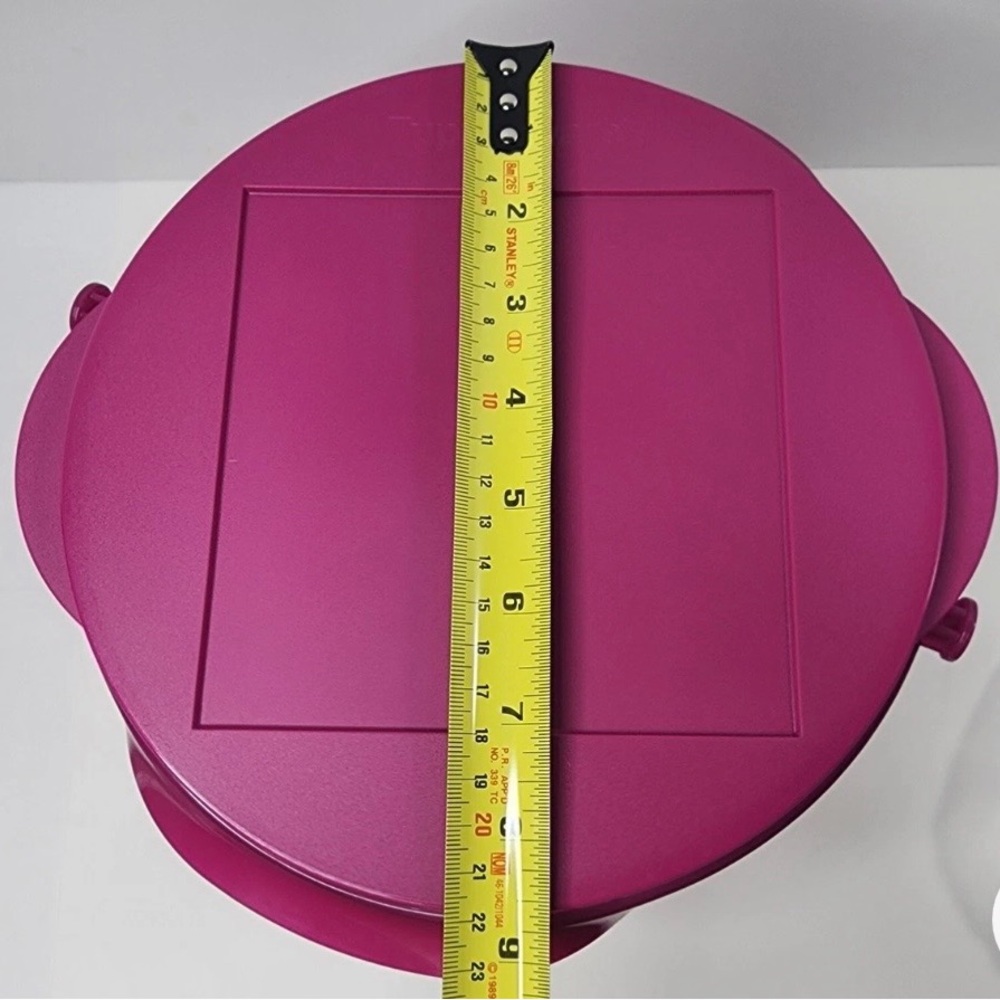 Magenta Storage Container with Lid - Picture 2 of 8